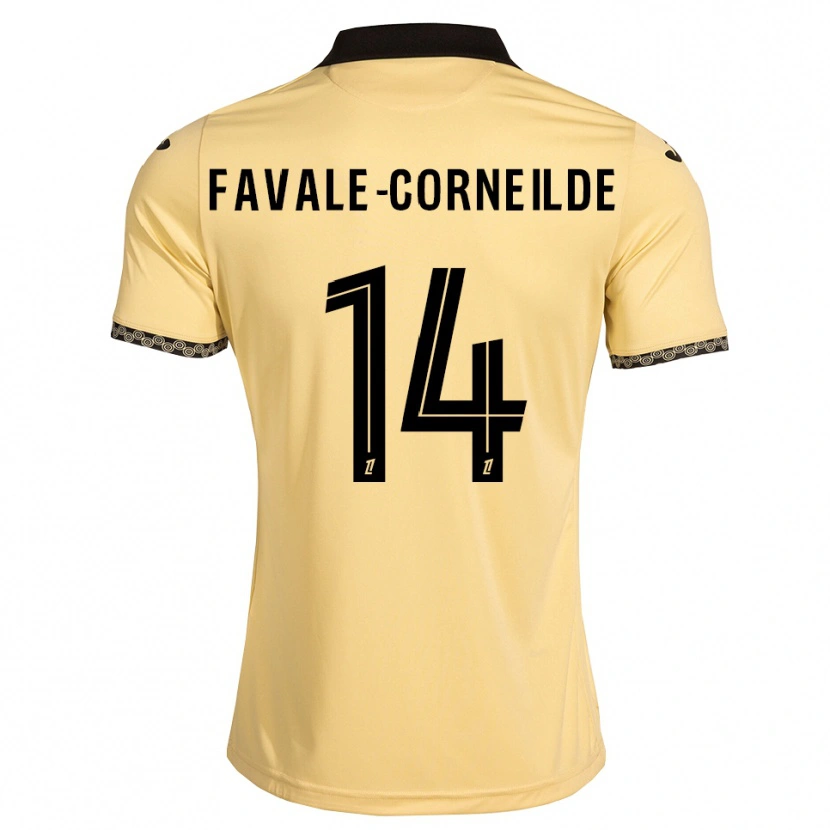 Danxen Heren Gianni Favale-Corneilde #14 Navajo Wit Zwart Uitshirt Uittenue 2026/27 T-Shirt België