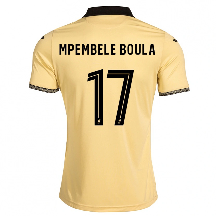 Danxen Heren Exaucé Mpembele Boula #17 Navajo Wit Zwart Uitshirt Uittenue 2026/27 T-Shirt België