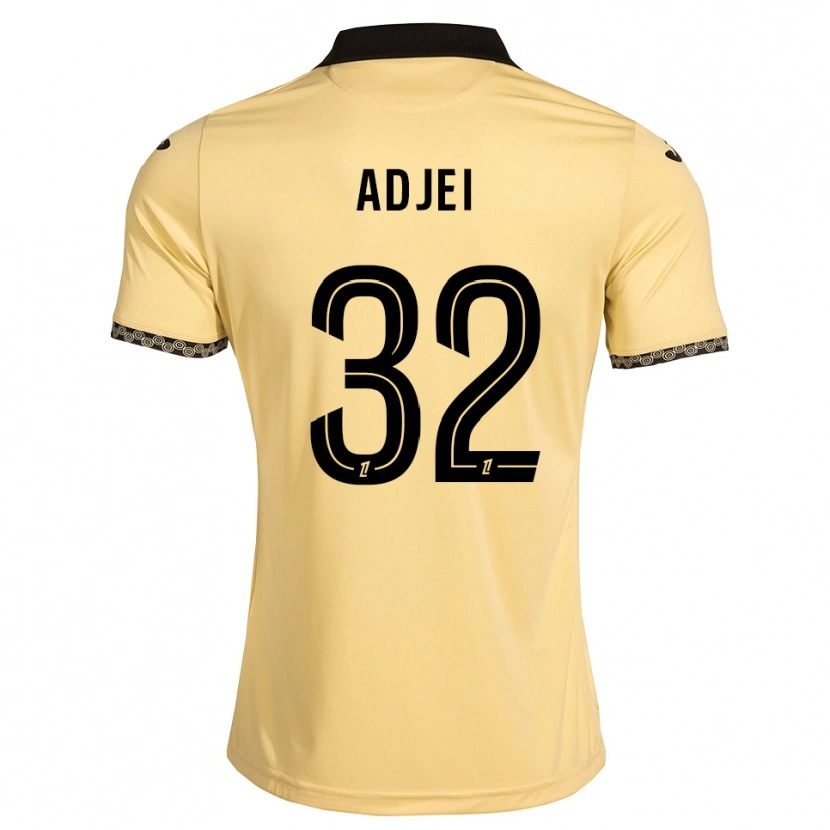 Danxen Heren Nathaniel Adjei #32 Navajo Wit Zwart Uitshirt Uittenue 2026/27 T-Shirt België