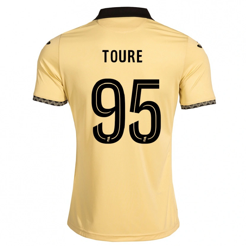 Danxen Heren Isaak Touré #95 Navajo Wit Zwart Uitshirt Uittenue 2026/27 T-Shirt België
