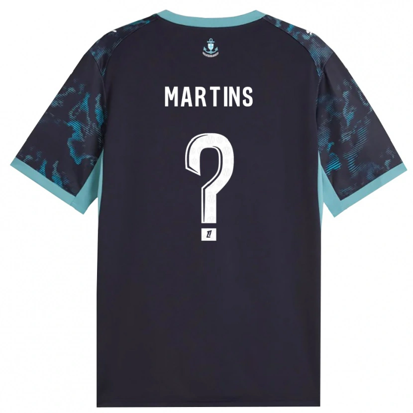 Danxen Heren Anthony Martins #0 Licht Turkoois Wit Zwart Uitshirt Uittenue 2026/27 T-Shirt België