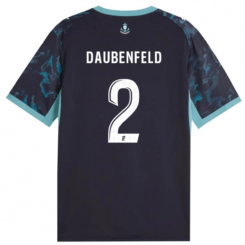 Danxen Heren Lucas Daubenfeld #2 Licht Turkoois Wit Zwart Uitshirt Uittenue 2026/27 T-Shirt België