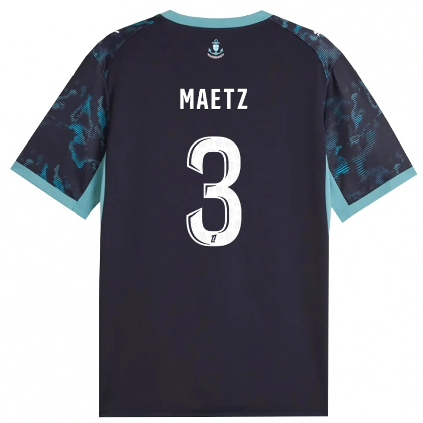 Danxen Heren Agathe Maetz #3 Licht Turkoois Wit Zwart Uitshirt Uittenue 2026/27 T-Shirt België