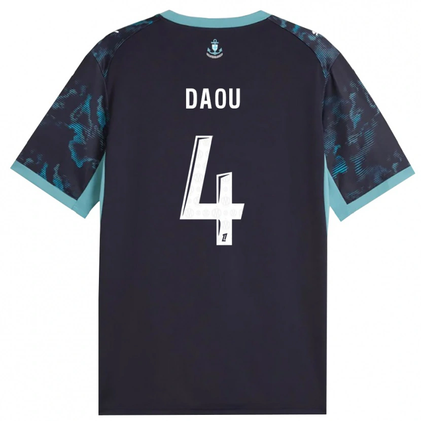 Danxen Heren Raimane Daou #4 Licht Turkoois Wit Zwart Uitshirt Uittenue 2026/27 T-Shirt België