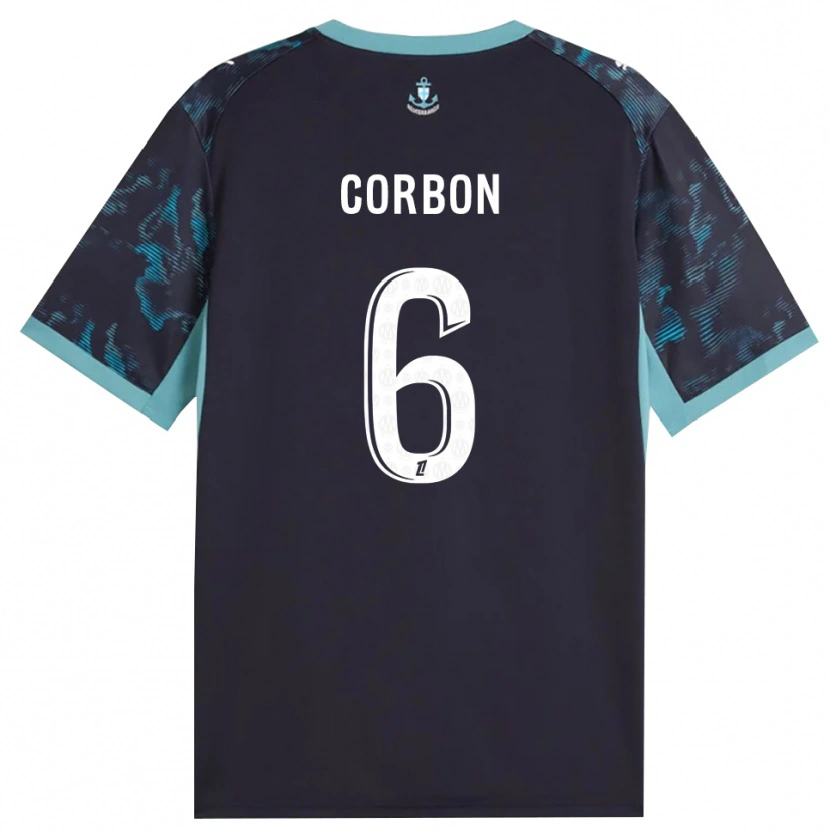 Danxen Heren Max Corbon #6 Licht Turkoois Wit Zwart Uitshirt Uittenue 2026/27 T-Shirt België