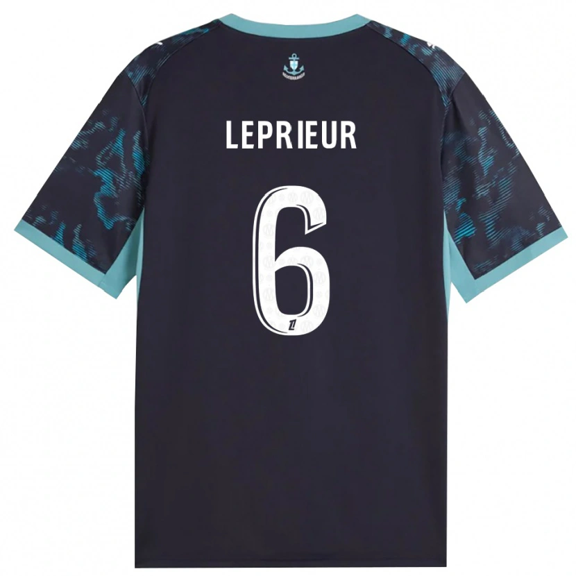 Danxen Heren Eliott Leprieur #6 Licht Turkoois Wit Zwart Uitshirt Uittenue 2026/27 T-Shirt België