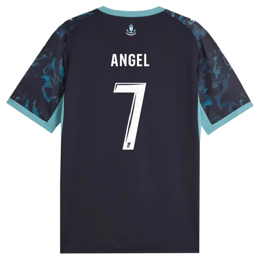 Danxen Heren Angel Gomes #7 Licht Turkoois Wit Zwart Uitshirt Uittenue 2026/27 T-Shirt België