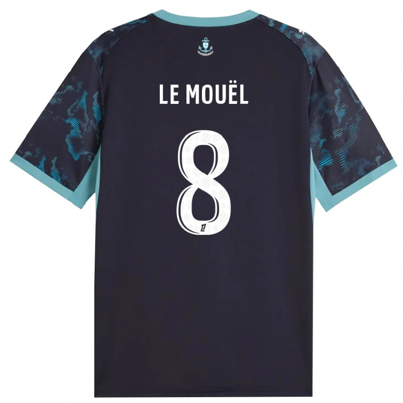 Danxen Heren Margaux Le Mouël #8 Licht Turkoois Wit Zwart Uitshirt Uittenue 2026/27 T-Shirt België