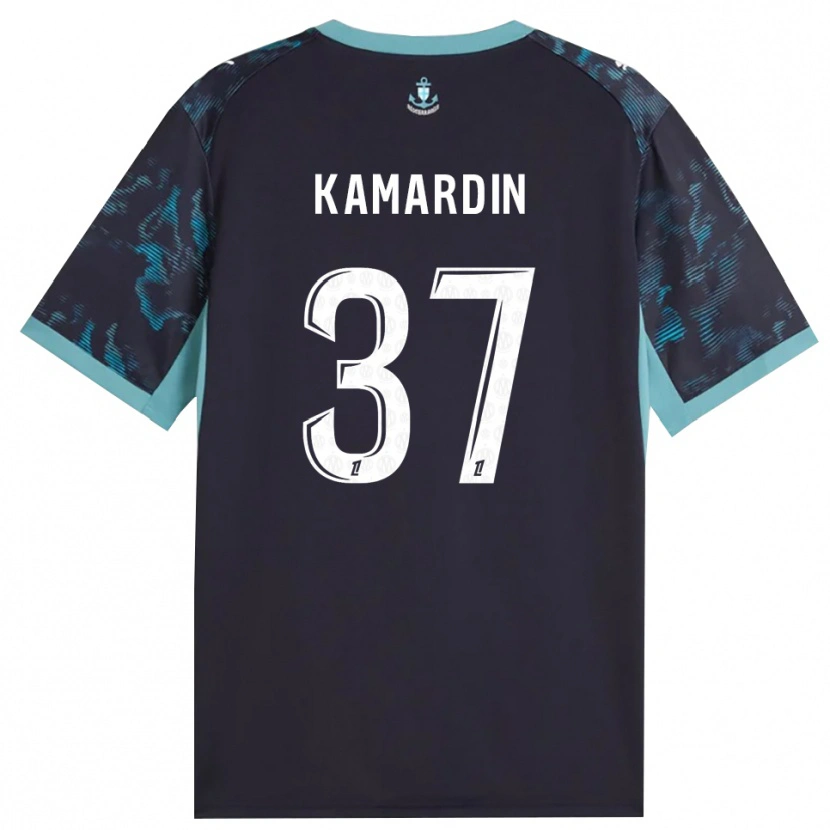 Danxen Heren Aaron Kamardin #37 Licht Turkoois Wit Zwart Uitshirt Uittenue 2026/27 T-Shirt België