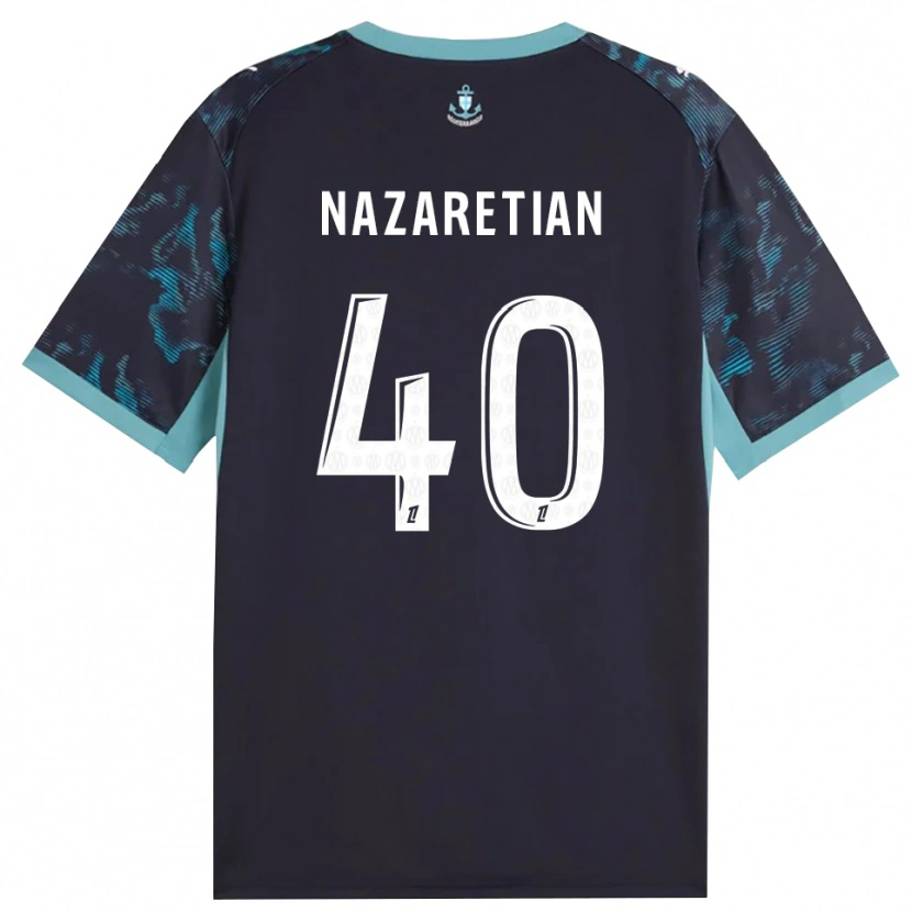 Danxen Heren Manuel Nazaretian #40 Licht Turkoois Wit Zwart Uitshirt Uittenue 2026/27 T-Shirt België