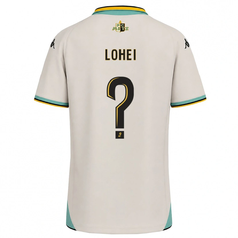 Danxen Heren Fabio Lohei #0 Bloemenwit Zwart Uitshirt Uittenue 2026/27 T-Shirt België