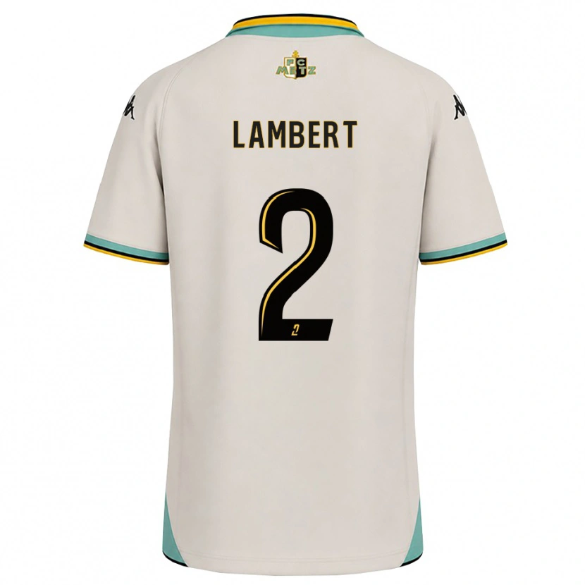 Danxen Heren Anaïs Lambert #2 Bloemenwit Zwart Uitshirt Uittenue 2026/27 T-Shirt België