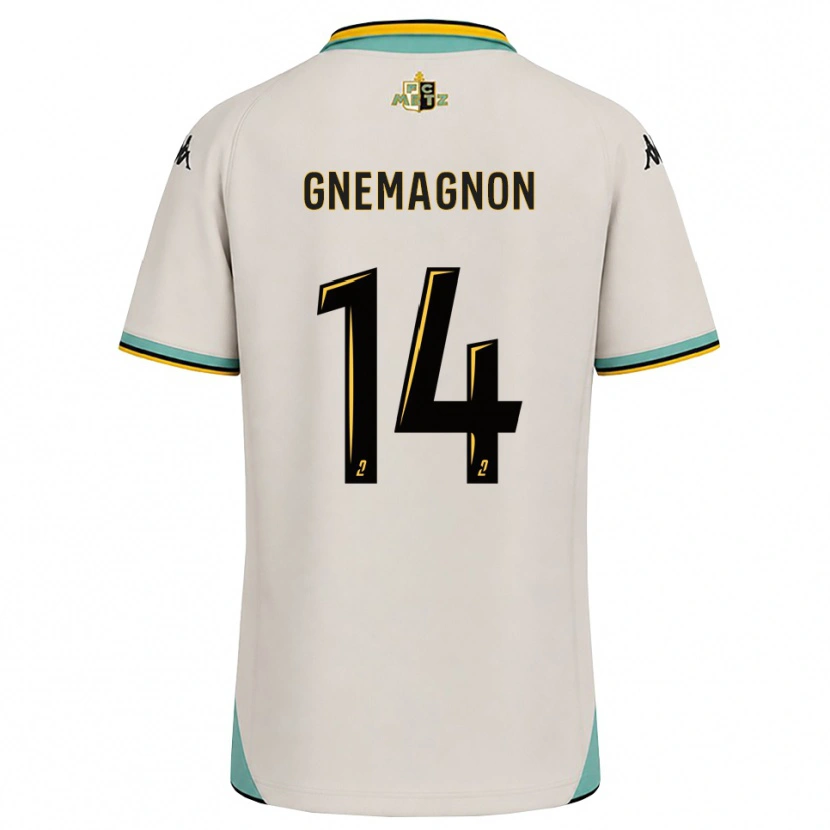 Danxen Heren Mahi Gnemagnon #14 Bloemenwit Zwart Uitshirt Uittenue 2026/27 T-Shirt België
