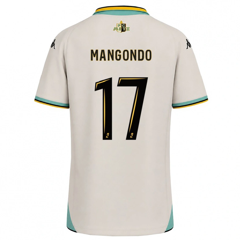 Danxen Heren Joseph Mangondo #17 Bloemenwit Zwart Uitshirt Uittenue 2026/27 T-Shirt België