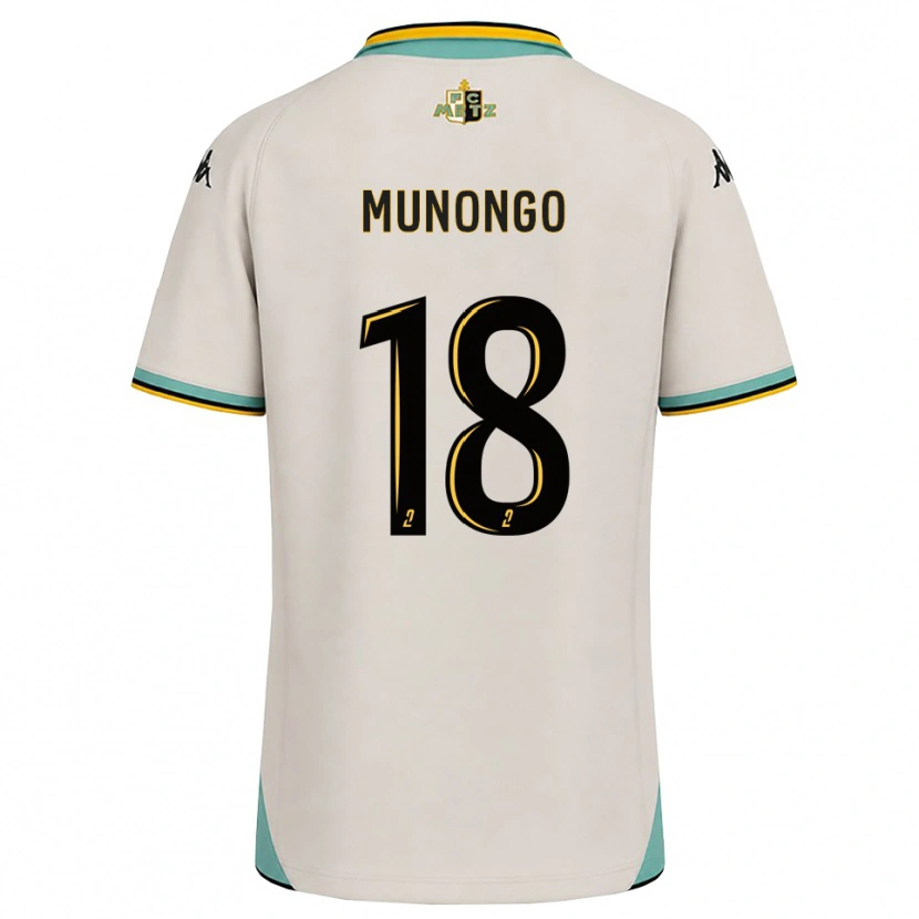 Danxen Heren Believe Munongo #18 Bloemenwit Zwart Uitshirt Uittenue 2026/27 T-Shirt België