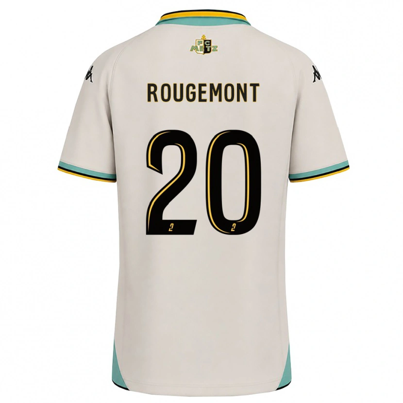 Danxen Heren Justine Rougemont #20 Bloemenwit Zwart Uitshirt Uittenue 2026/27 T-Shirt België