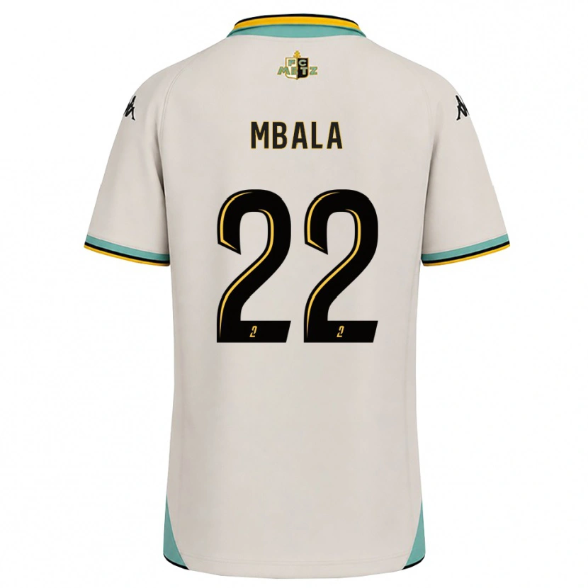 Danxen Heren Nathan Mbala #22 Bloemenwit Zwart Uitshirt Uittenue 2026/27 T-Shirt België