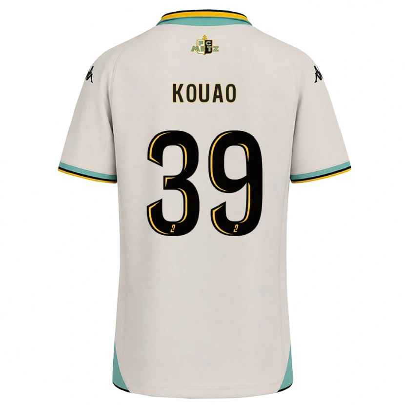 Danxen Heren Koffi Kouao #39 Bloemenwit Zwart Uitshirt Uittenue 2026/27 T-Shirt België