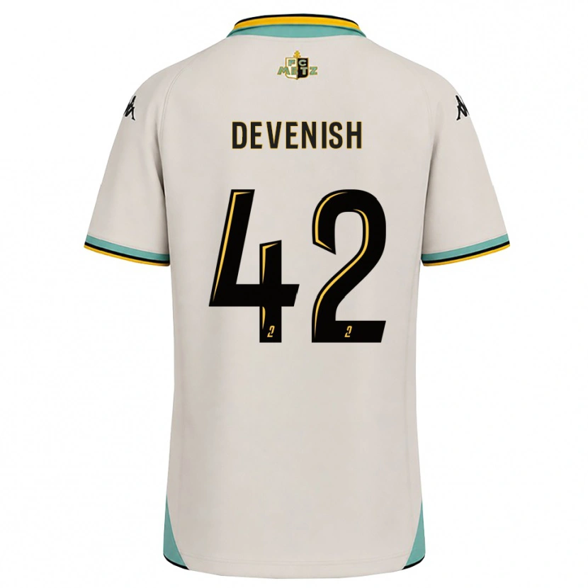 Danxen Heren Cristian Devenish #42 Bloemenwit Zwart Uitshirt Uittenue 2026/27 T-Shirt België