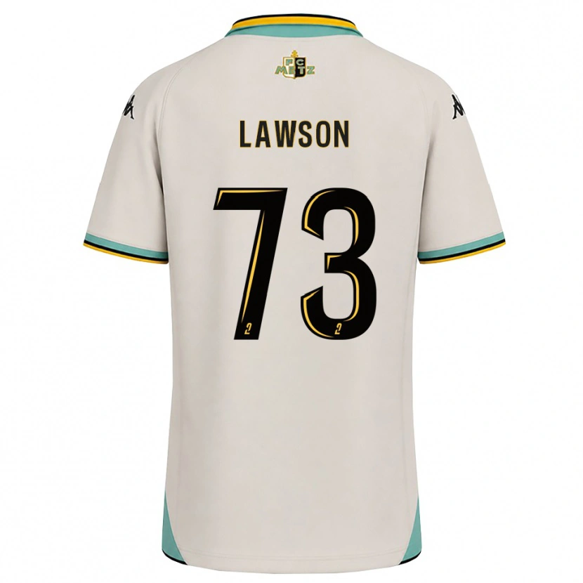 Danxen Heren Yannis Lawson #73 Bloemenwit Zwart Uitshirt Uittenue 2026/27 T-Shirt België