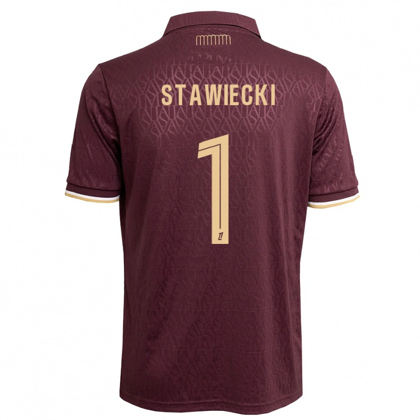 Danxen Heren Jules Stawiecki #1 Maroon Zandbruin Uitshirt Uittenue 2026/27 T-Shirt België