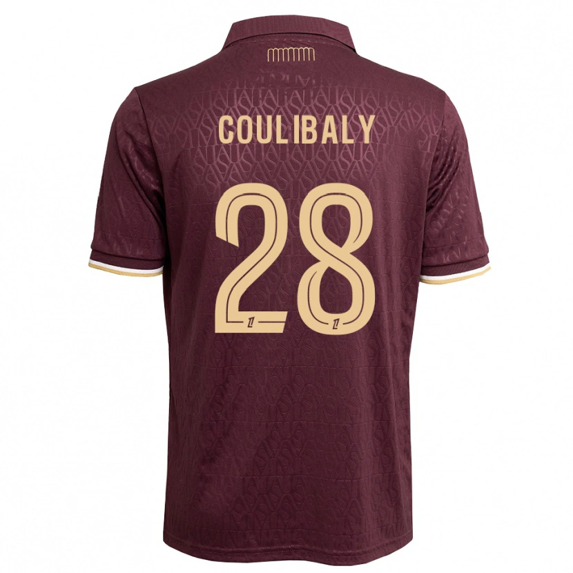 Danxen Heren Mamadou Coulibaly #28 Maroon Zandbruin Uitshirt Uittenue 2026/27 T-Shirt België
