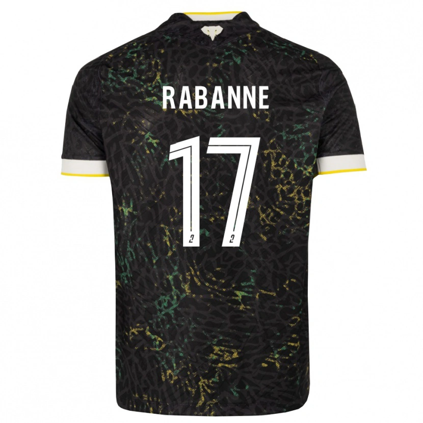 Danxen Heren Julie Rabanne #17 Zwart Wit Geel Uitshirt Uittenue 2026/27 T-Shirt België