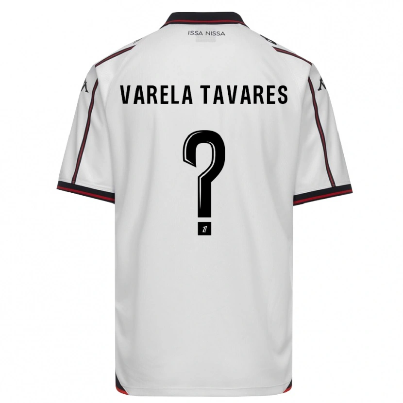 Danxen Heren Tainy Varela Tavares #0 Zwart Wit Uitshirt Uittenue 2026/27 T-Shirt België
