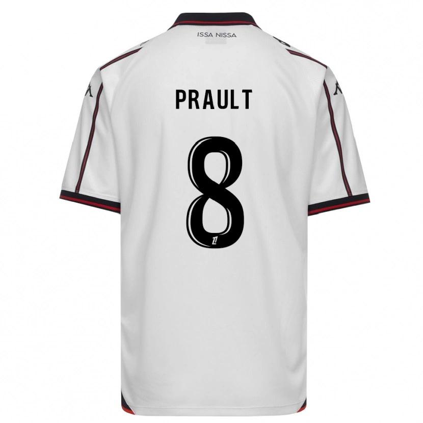 Danxen Heren Jade Prault #8 Zwart Wit Uitshirt Uittenue 2026/27 T-Shirt België