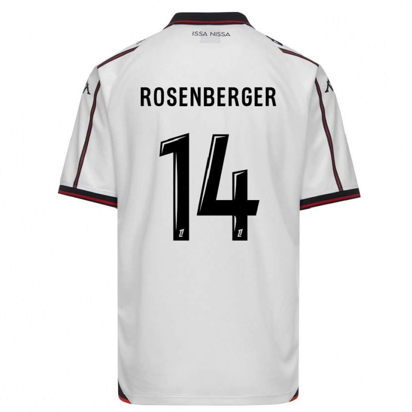 Danxen Heren Léa Rosenberger #14 Zwart Wit Uitshirt Uittenue 2026/27 T-Shirt België