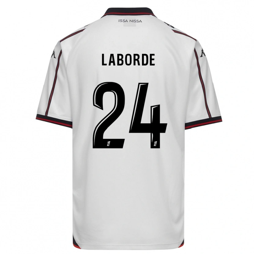 Danxen Heren Gaëtan Laborde #24 Zwart Wit Uitshirt Uittenue 2026/27 T-Shirt België