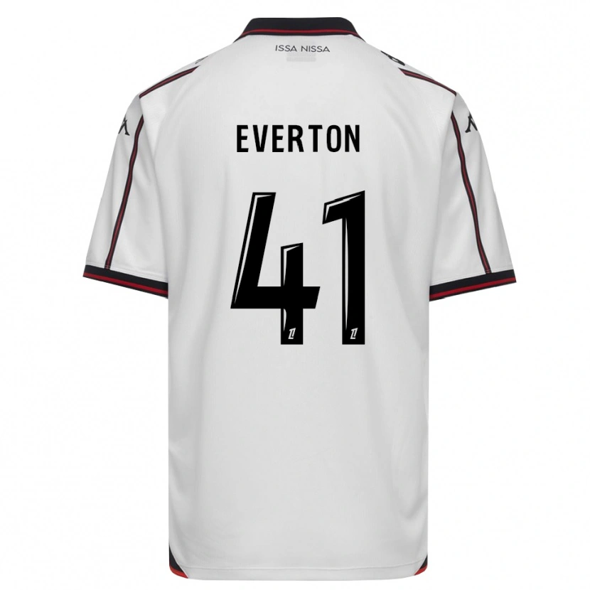 Danxen Heren Everton Pereira Da Silva #41 Zwart Wit Uitshirt Uittenue 2026/27 T-Shirt België