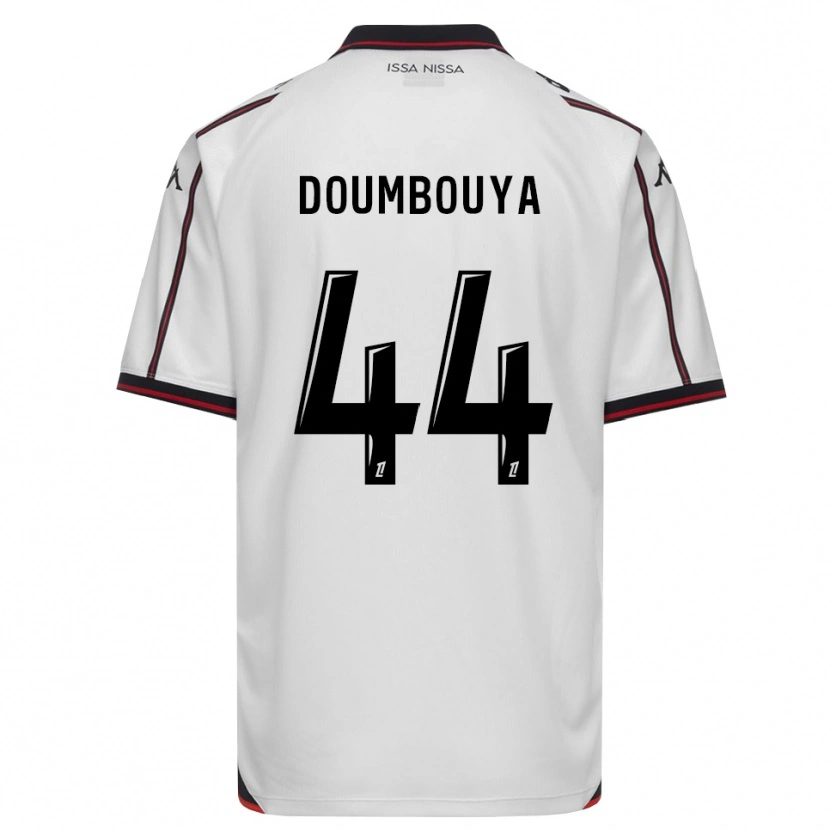 Danxen Heren Amidou Doumbouya #44 Zwart Wit Uitshirt Uittenue 2026/27 T-Shirt België