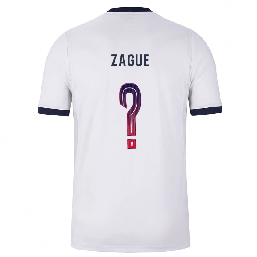 Danxen Heren Yoram Zague #0 Wit Zwart Rood Uitshirt Uittenue 2026/27 T-Shirt België
