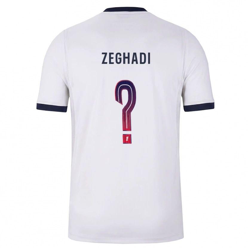 Danxen Heren Souleyman Zeghadi #0 Wit Zwart Rood Uitshirt Uittenue 2026/27 T-Shirt België