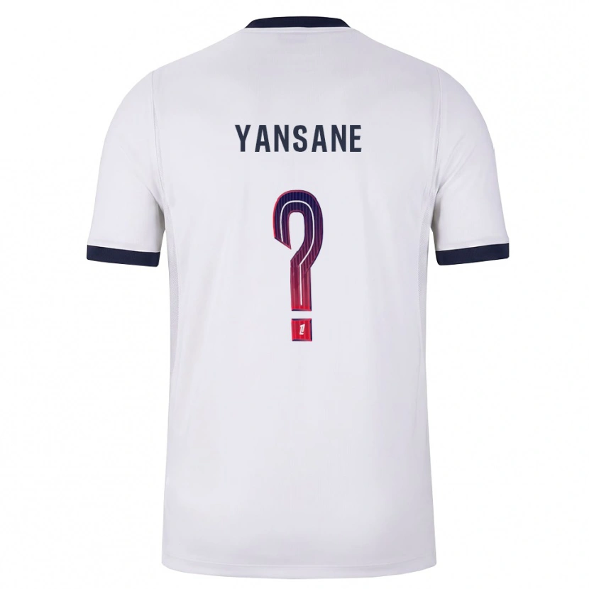 Danxen Heren Sekou Yansane #0 Wit Zwart Rood Uitshirt Uittenue 2026/27 T-Shirt België