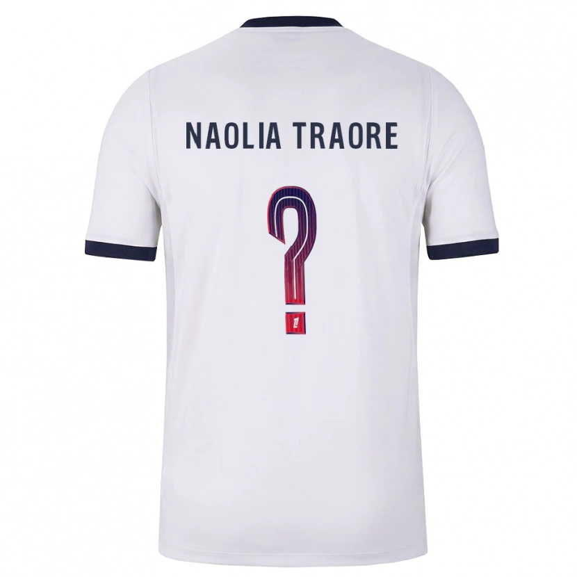 Danxen Heren Naolia Traore #0 Wit Zwart Rood Uitshirt Uittenue 2026/27 T-Shirt België
