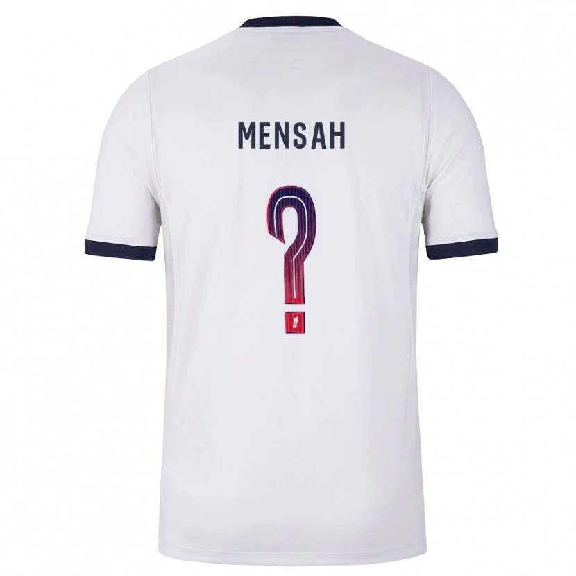 Danxen Heren Isaac Mensah #0 Wit Zwart Rood Uitshirt Uittenue 2026/27 T-Shirt België