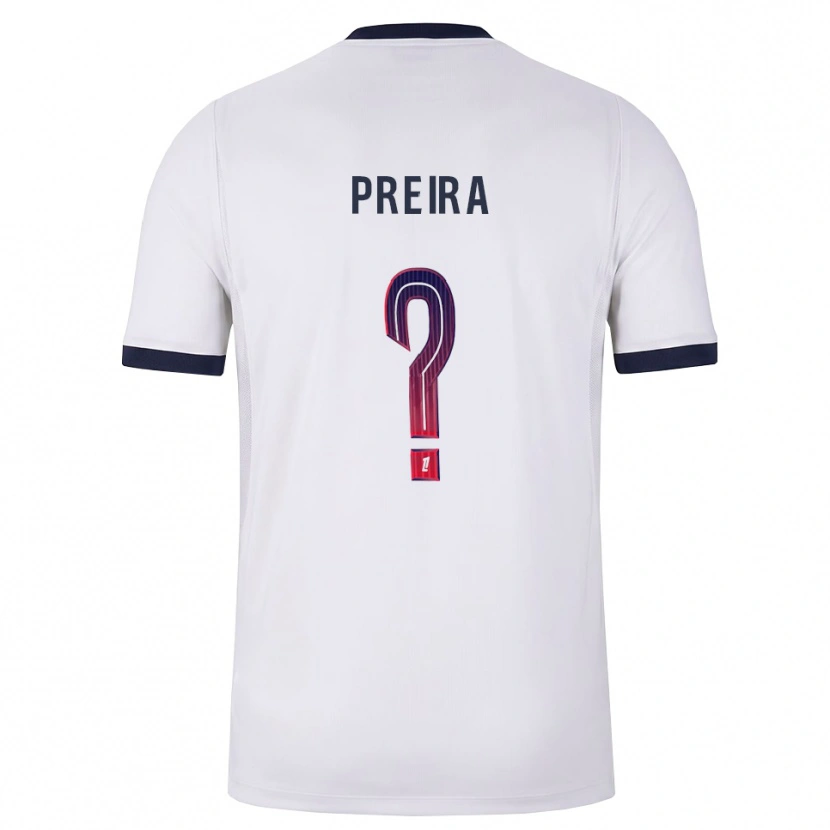 Danxen Heren Bruno Preira #0 Wit Zwart Rood Uitshirt Uittenue 2026/27 T-Shirt België