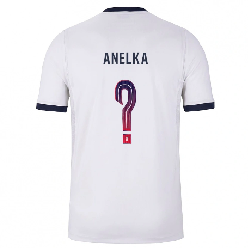 Danxen Heren Kaïs Anelka #0 Wit Zwart Rood Uitshirt Uittenue 2026/27 T-Shirt België