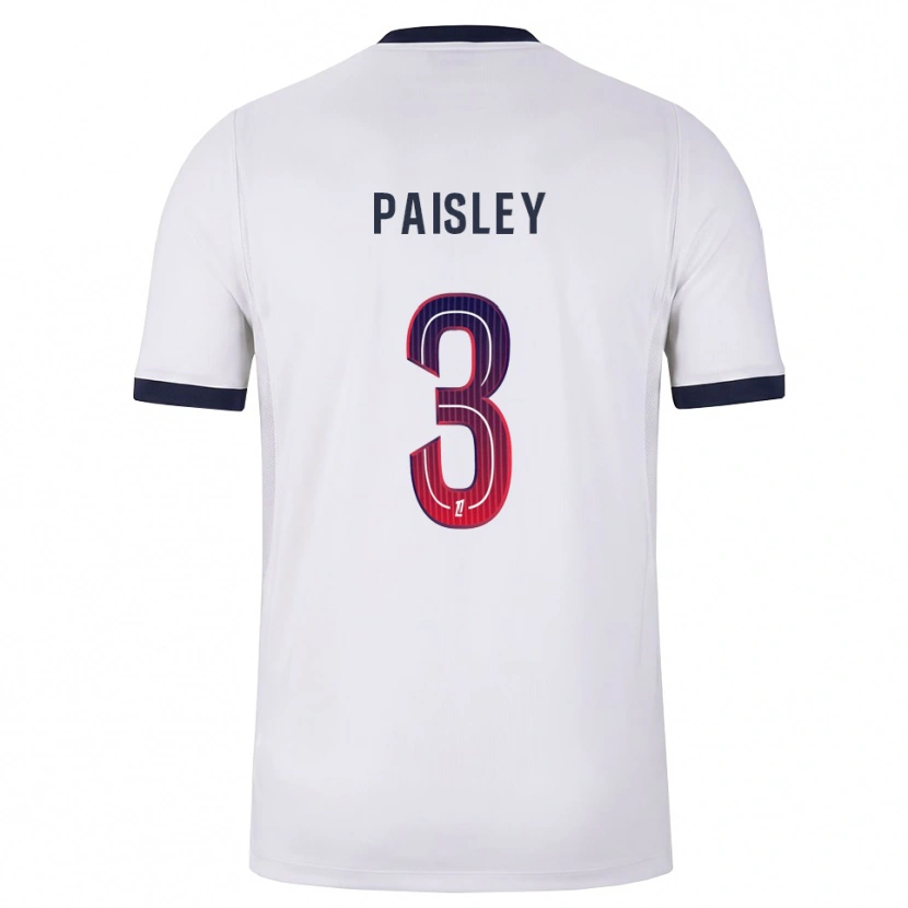 Danxen Heren Jarell Paisley #3 Wit Zwart Rood Uitshirt Uittenue 2026/27 T-Shirt België