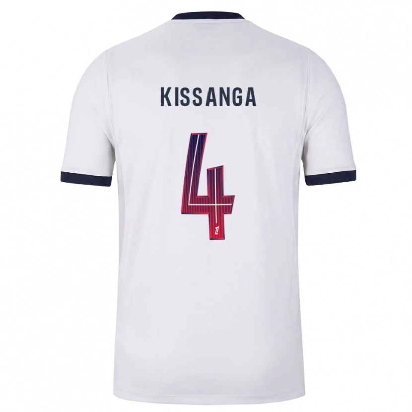 Danxen Heren Hugo Kissanga #4 Wit Zwart Rood Uitshirt Uittenue 2026/27 T-Shirt België