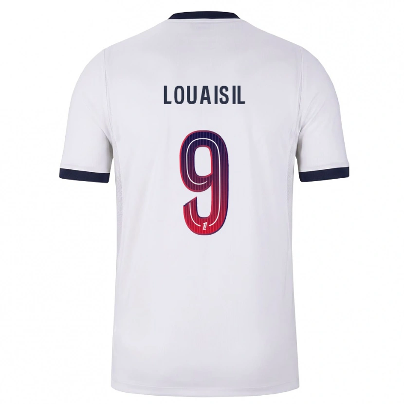 Danxen Heren Kévin Louaisil #9 Wit Zwart Rood Uitshirt Uittenue 2026/27 T-Shirt België