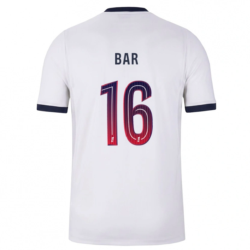 Danxen Heren Arthur Bar #16 Wit Zwart Rood Uitshirt Uittenue 2026/27 T-Shirt België