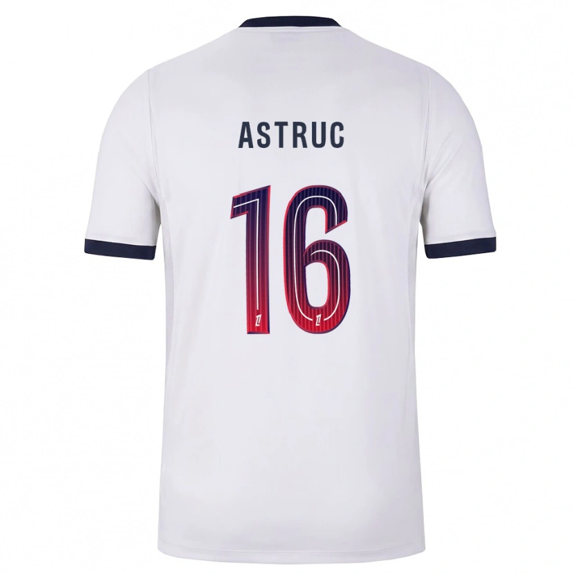 Danxen Heren Maxime Astruc #16 Wit Zwart Rood Uitshirt Uittenue 2026/27 T-Shirt België