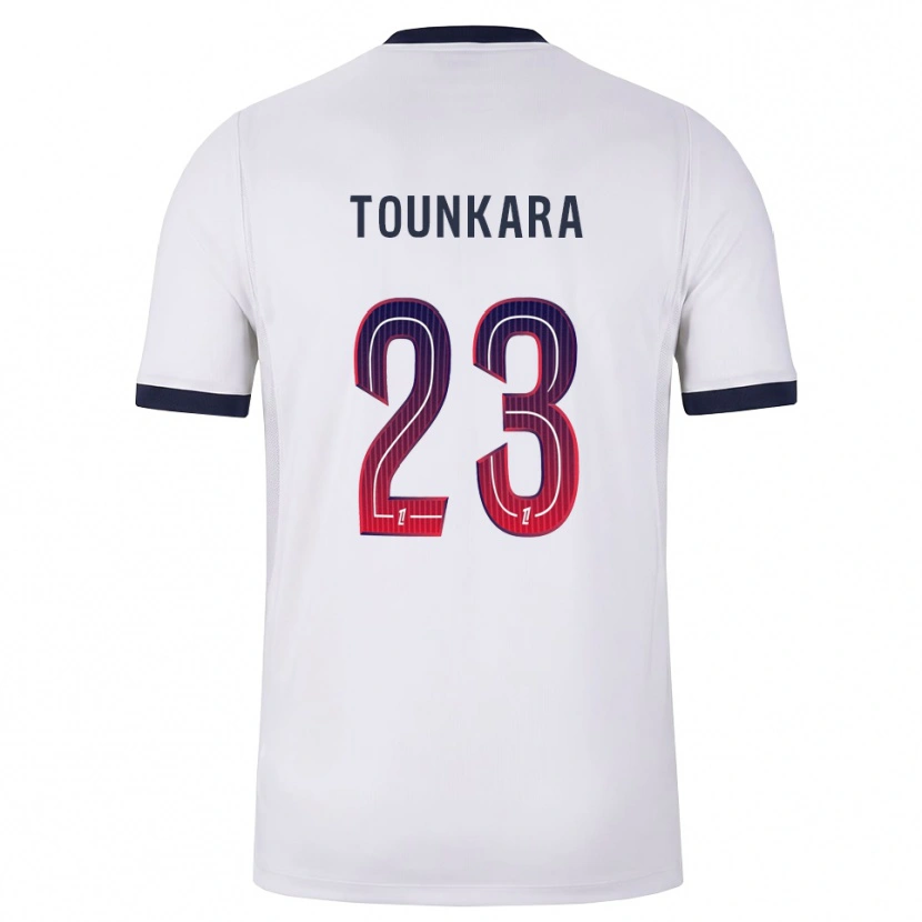 Danxen Heren Aïssatou Tounkara #23 Wit Zwart Rood Uitshirt Uittenue 2026/27 T-Shirt België