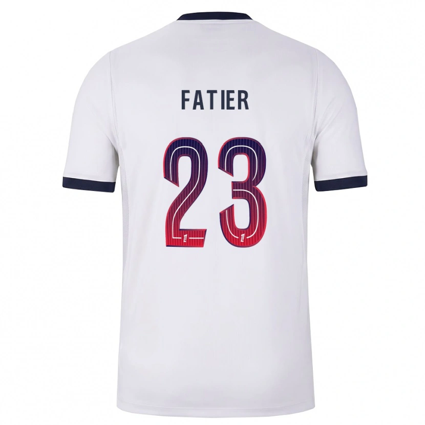 Danxen Heren Noémie Fatier #23 Wit Zwart Rood Uitshirt Uittenue 2026/27 T-Shirt België