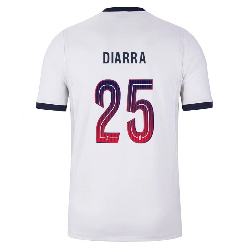 Danxen Heren Agueissa Diarra #25 Wit Zwart Rood Uitshirt Uittenue 2026/27 T-Shirt België