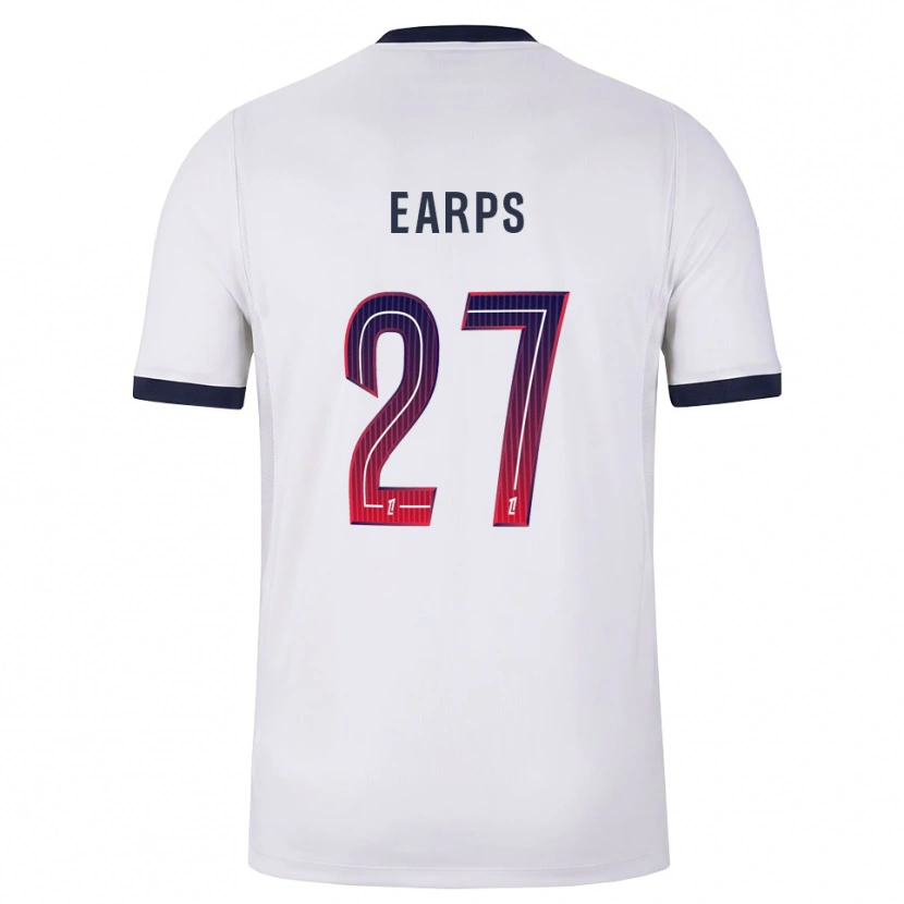 Danxen Heren Mary Earps #27 Wit Zwart Rood Uitshirt Uittenue 2026/27 T-Shirt België