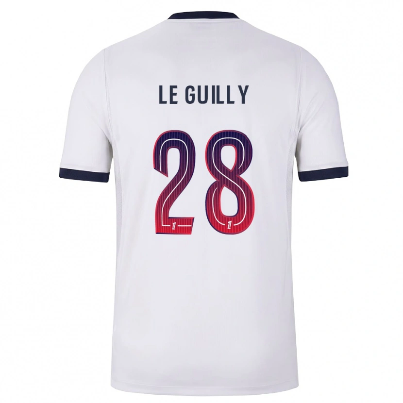 Danxen Heren Jade Le Guilly #28 Wit Zwart Rood Uitshirt Uittenue 2026/27 T-Shirt België